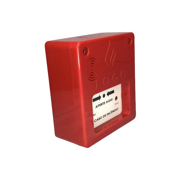Acionador Manual Com Sirene Segurimax 12/24V Convencional 