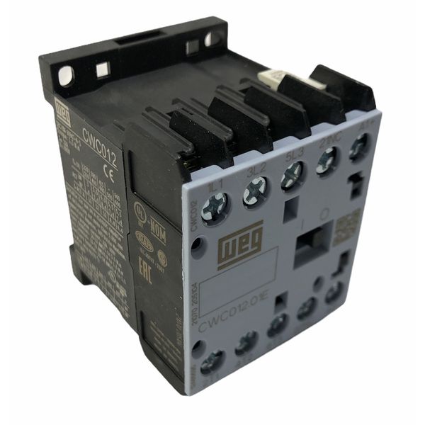 Mini Contator Weg Tripolar 12a 24vcc 1nf Cwc012-01-30c03
