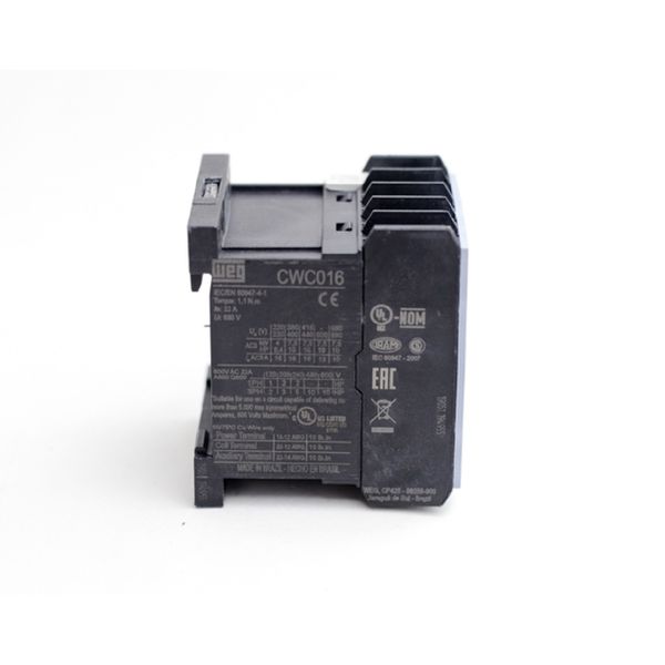 Contator Mini 3p 16a Weg Cwc016 220vca 1na