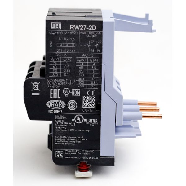 Rele De Sobrecarga 10-15a Weg Rw27-2d3-u015 (cwb)