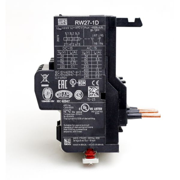 Rele De Sobrecarga Weg 11-17a RW27-1D3-U017