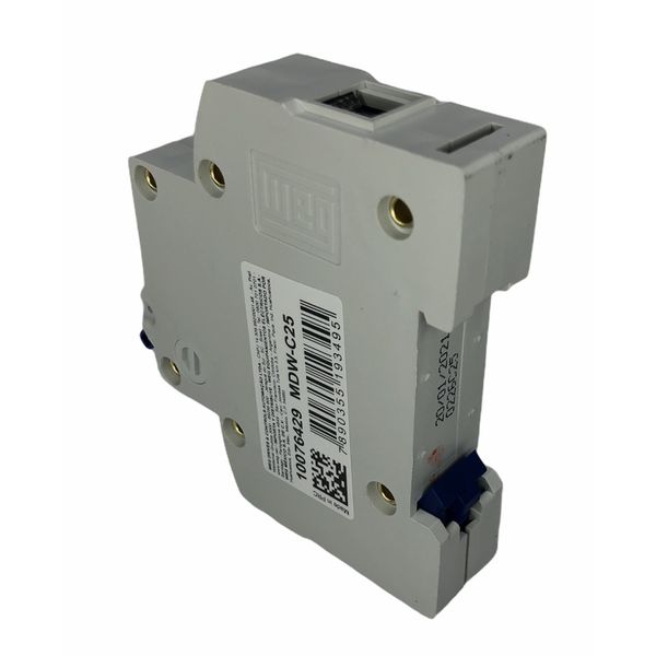 Disjuntor Unipolar Weg 25a 3ka Curva C Mdw-c25