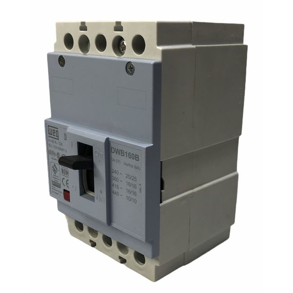 Disjuntor Caixa Moldada 40a Weg Dwb160b40-3dx (25ka 220v)
