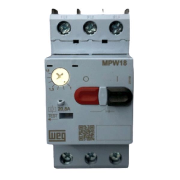 Disjuntor Motor 18a Weg Mpw18-3- Faixa Ajustavel 1,0-1,6a