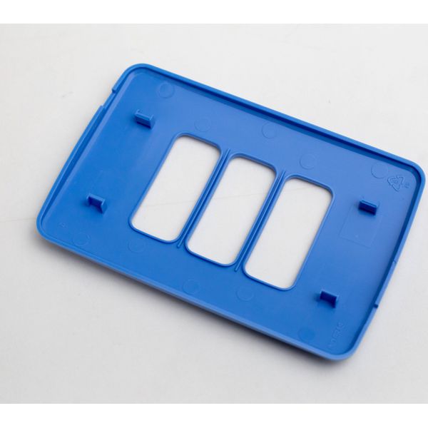 Placa 4X2 3 Posições Compose Azul S/ Suporte 13208258