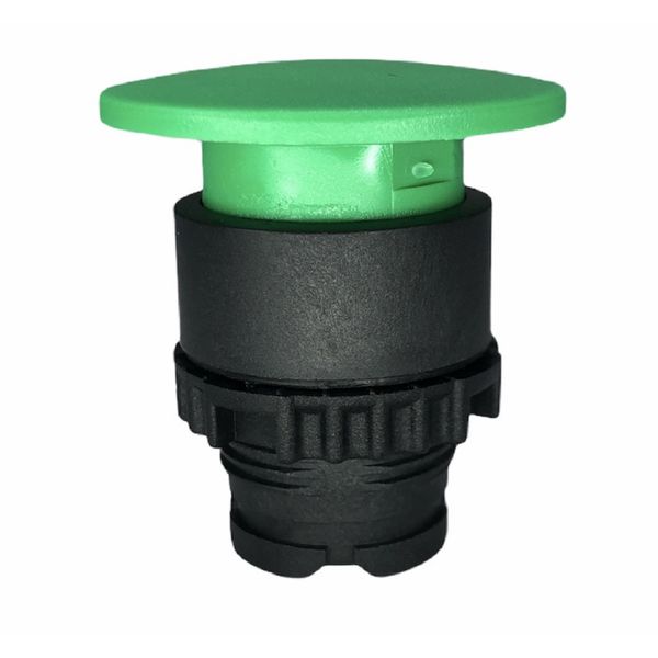 Frontal Botão Soco Weg 22mm Cogumelo Verde S/ Flange Csw-bc2