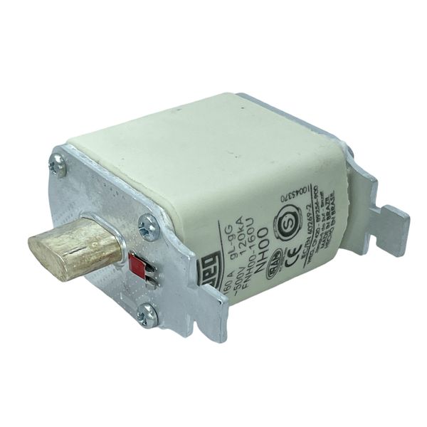 Fusivel Nh Weg 160a Com Retardo Classe Gl/gg Fnh00-160u