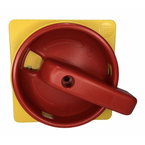 Manopla Para Chave Comutadora Weg Msw125/160 Base Vm/am