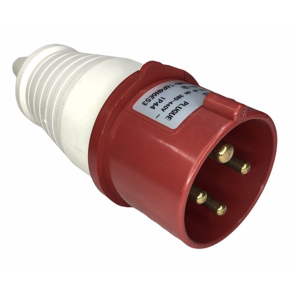 Plugue Industrial 3p+t 16a 6horas 380-440v Vermelho Weg