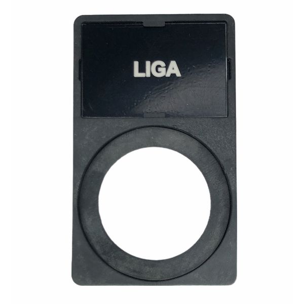 Porta Plaqueta + Plaqueta Liga Para Botões 22mm Weg