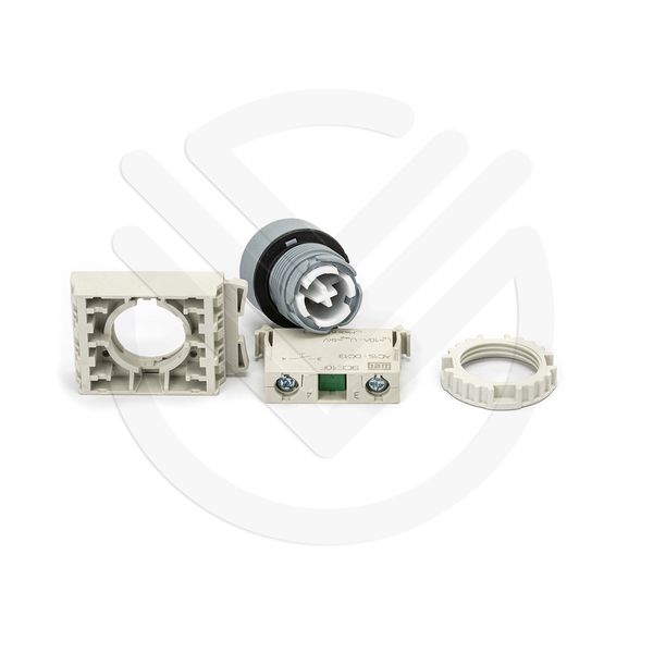 Botão De Pulso Faceado Preto 22mm 1na Weg Cew-bfm5