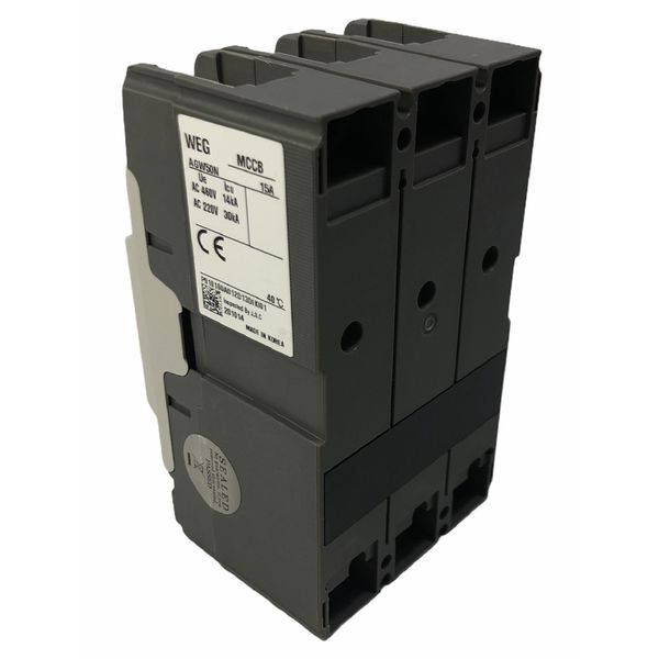 Disjuntor Caixa Moldada 15a Weg Agw50n-dx15-3 (30ka 220v)