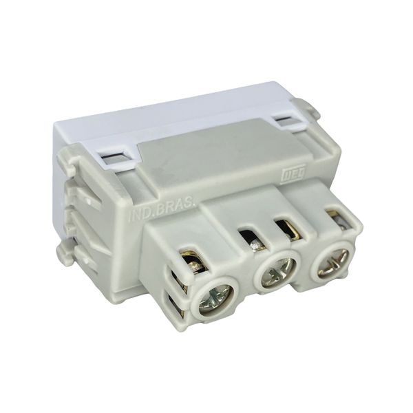 Refinatto Modulo Tomada 2P+T Weg 127/220V 10A Branco