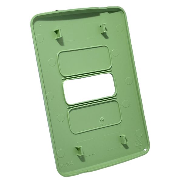 Placa 4X2 1 Posição Horizontal Compose Verde S/ Suporte