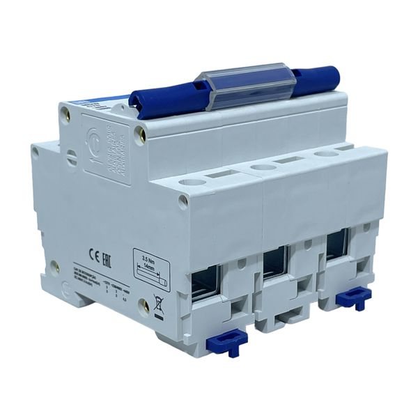 Disjuntor Trifasico Weg Din 70a Curva C 440vca 3ka Mdw-c70-3
