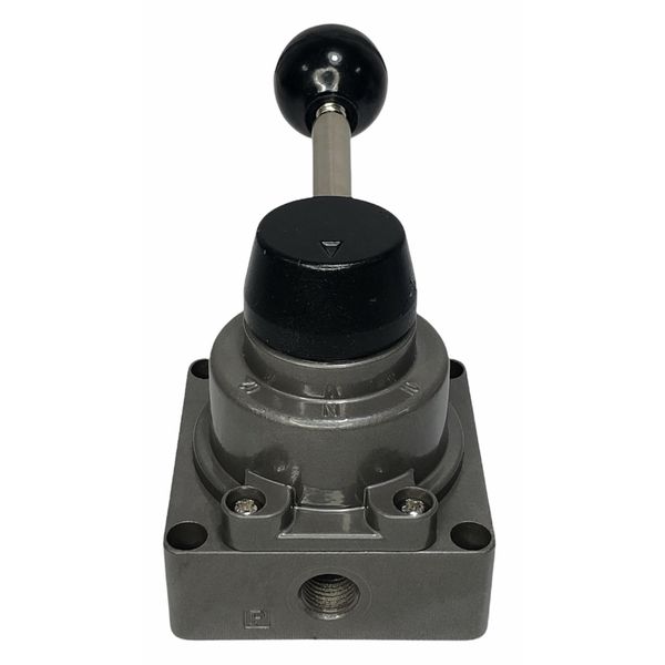Valvula Pneumatica Alavanca Rotativa 1/4BSP 4Vias Werk Schot