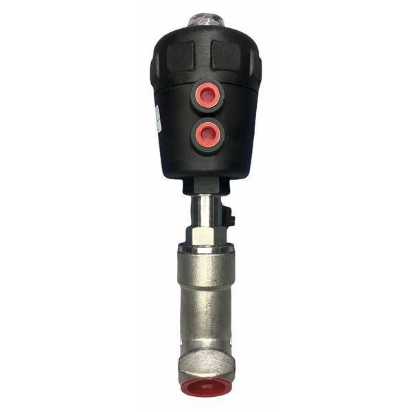 Valvula Pneumatica Angular Inox 1 G 2 vias 2 posições Nf Werkschott