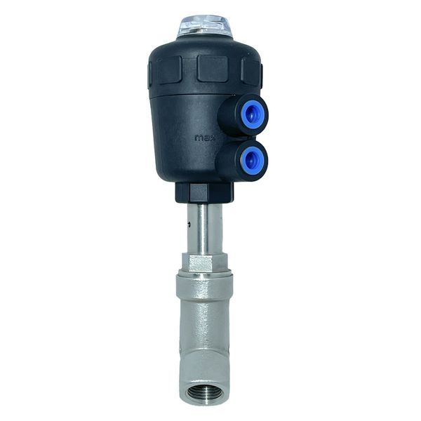 Valvula Pneumatica Angular Inox 1/2"G 2Vias NF Werk Schott
