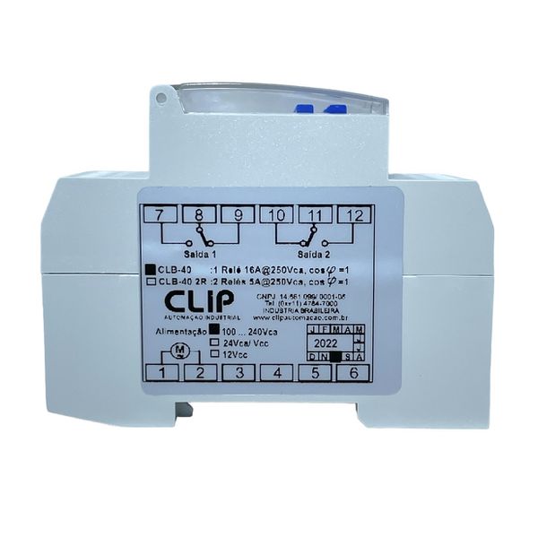 Programador Horario Digital 100-240vca Bivolt Clip Clb-40