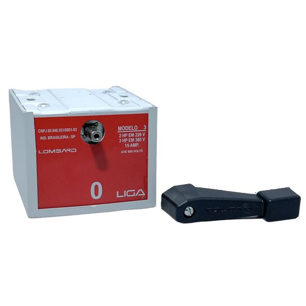 Chave Trifásica Simples Partida Direta 2CV 15A 220V Lombard