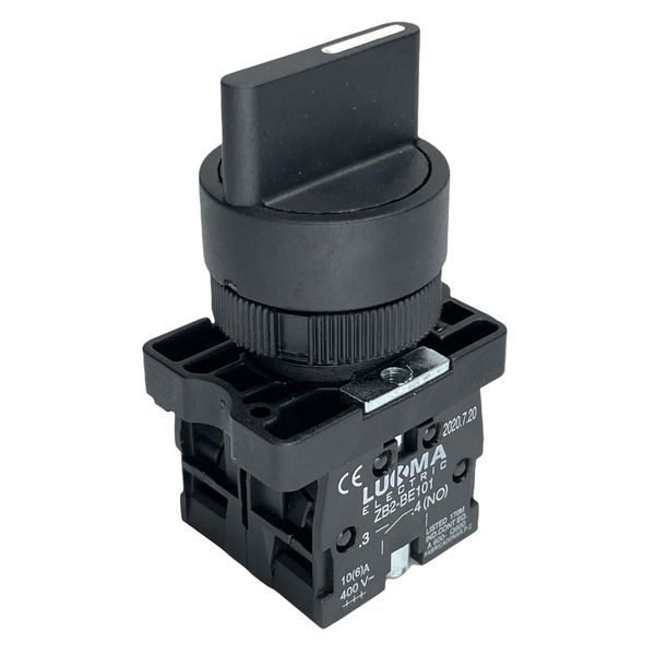 Botão Comutador 3 Posição Mola 22mm 2na LK2ED53 Lukma
