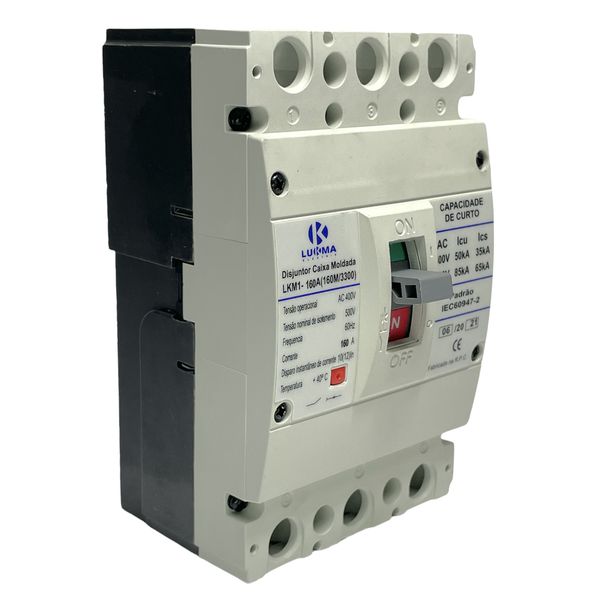 Disjuntor Caixa Moldada 160A 220-85KA/400-50KA Lukma