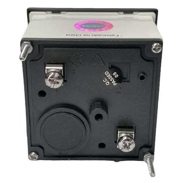 Amperímetro Analógico 0-250A Ferro Móvel 72x72mm Lukma