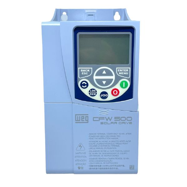 Inversor De Frequencia 2cv 7,3A 220Vca Trifásico Weg CFW500 