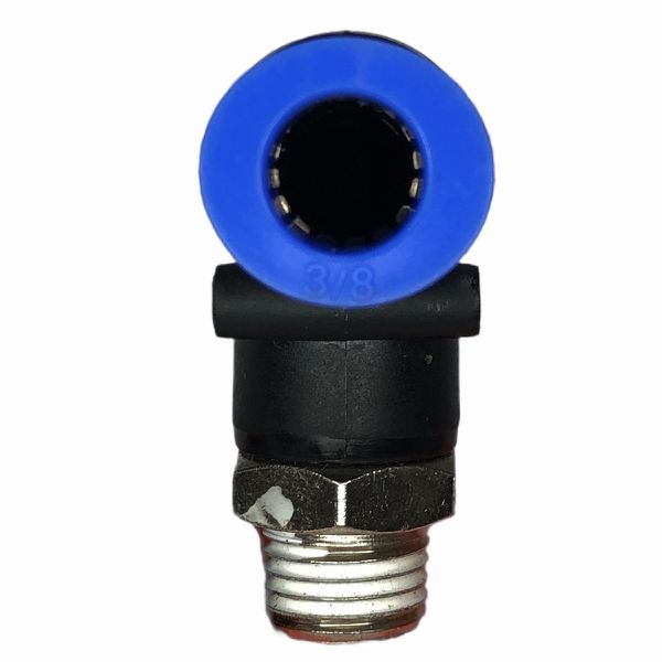 Conexão Pneumatica Cotovelo Fluir Tubo 3/8" x Rosca 1/4 NPT