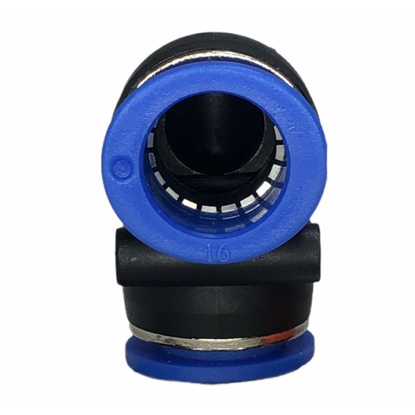 Conexão Pneumatica União Cotovelo Fluir Tubo 16mm Plastica 