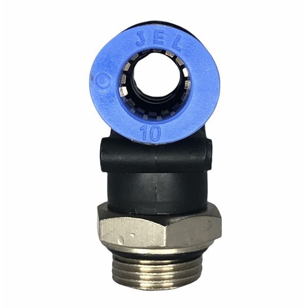 Conexão Pneumatica Tee Central Fluir 10mm x Rosca 3/8 BSP 