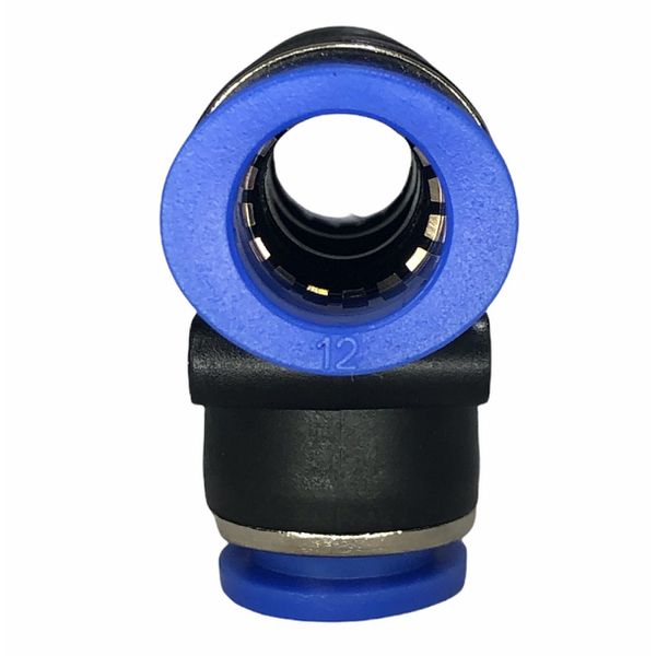Conexão Pneumatica União Tee Fluir 12mm plastica Engate Rapido
