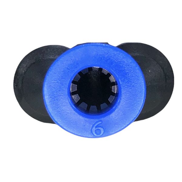 Conexão Pneumatica União Y Fluir Tubo 06mm Engate Rapido