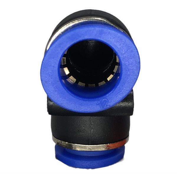Conexão Pneumatica União Cotovelo Fluir Tubo 12mm Plastica
