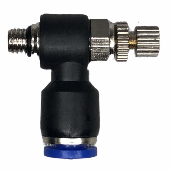 Conexão Pneumatica Cotovelo C/ Controle De Fluxo Fluir 04mm