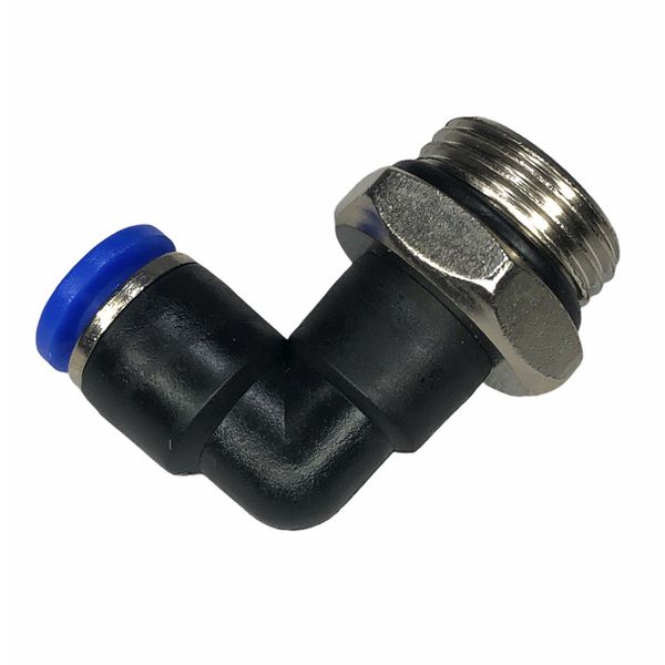 Conexão Pneumatica Cotovelo Fluir Tubo 06mm x Rosca 3/8 BSP 