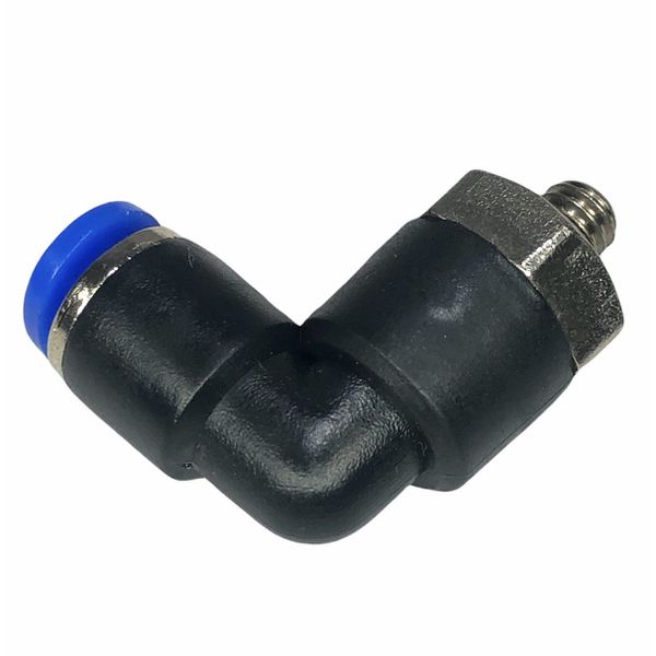 Conexão Pneumatica Cotovelo Fluir Tubo 04mm x Rosca M5 BSP