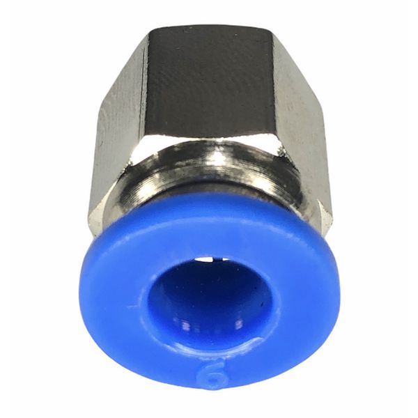 Conexão Pneumatica Reta Fluir Tubo 06mm x Rosca M5 BSP 