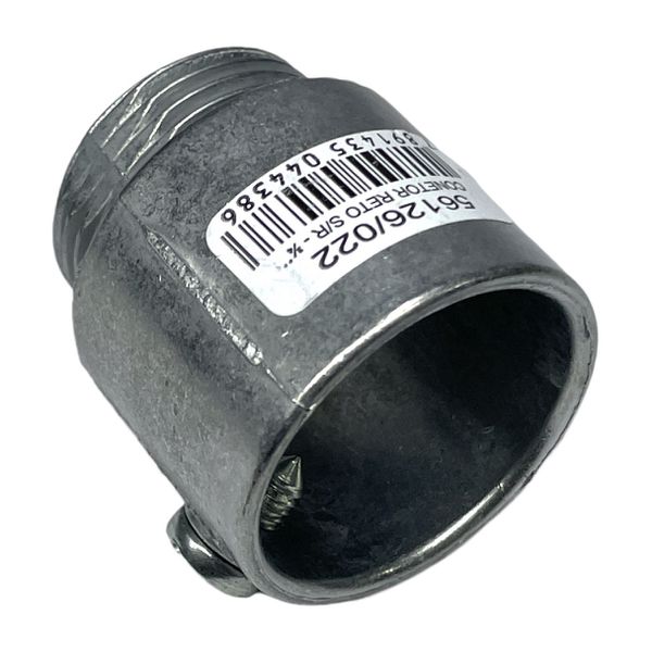 Conector Reto Flexor Com Rosca 3/4
