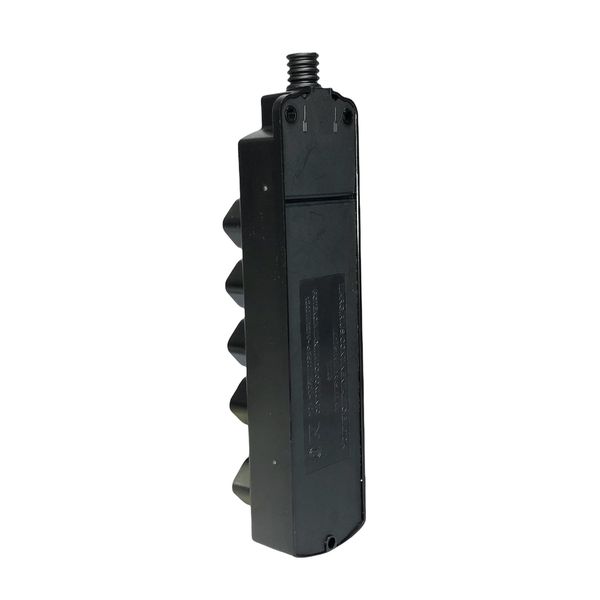 Tomada Múltipla 5 Tomadas 2P+T 10A Preto- Margirius