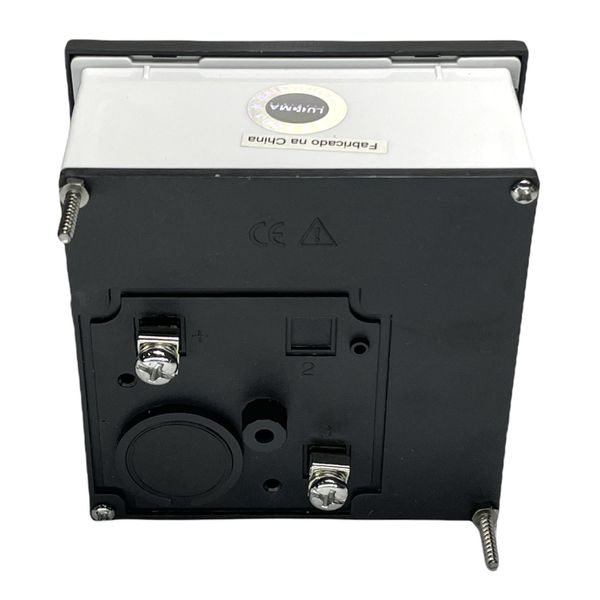 Amperímetro Analógico 0-400A Ferro Móvel 96x96mm Lukma