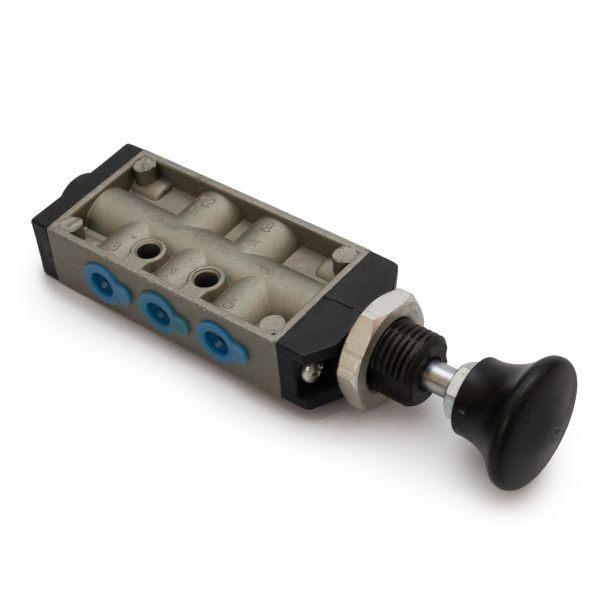 Valvula Pneumatica Botão Mola 1/8 5 vias 2 Posições Werk Schott
