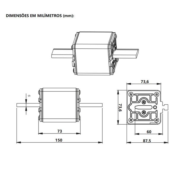 Fusivel Nh Weg 710a Ultra Rápido Classe Ar Fnh3-710k-a