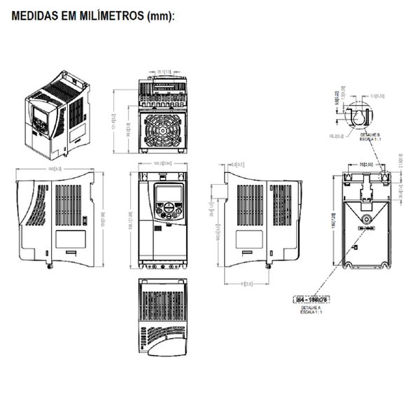Inversor De Frequência 5cv Weg Cfw500 10a 380-480v Trifásico