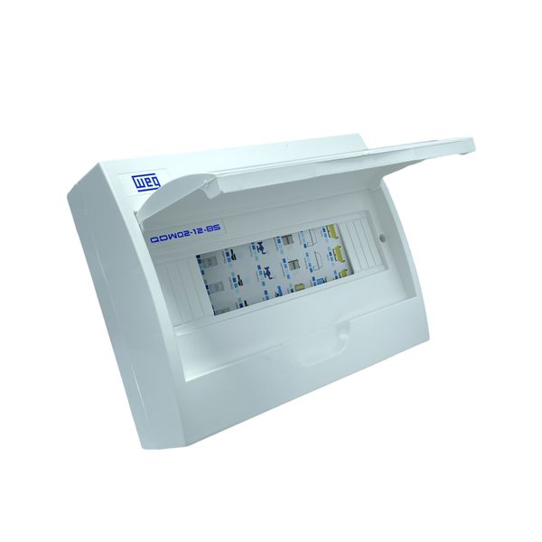 Quadro de Distribuição de Sobrepor Weg 12 Disjuntores Branco