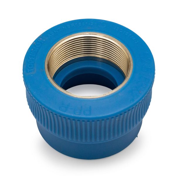 Luva Mista Para Tubo PPR 63mm x 2" TopFusion Ar Comprimido