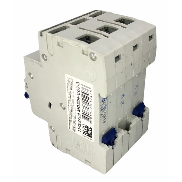 Disjuntor Tripolar 63A Curva C 440Vca 10KA Weg MDWH-C63-3