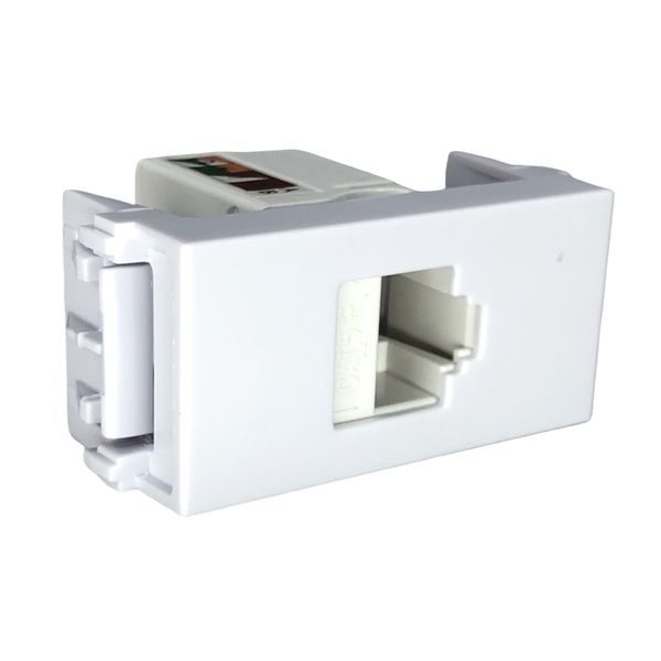 Modulo Tomada Keystone Refinatto RJ45 Weg Cat 5E Branco