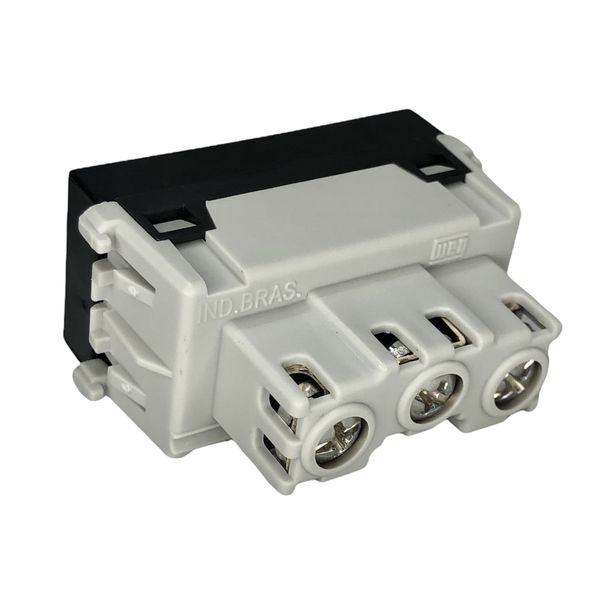 Modulo Tomada 2P+T Refinatto Weg 127/220V 10A Preto