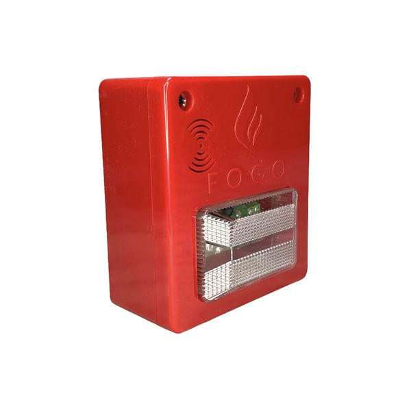 Sinalizador Audiovisual Com Sirene Segurimax 12/24V Convencional